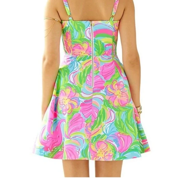 Women’s Lilly Pulitzer Willow Dress in “so a peeling” Color-Way Size 6 - Picture 2 of 12